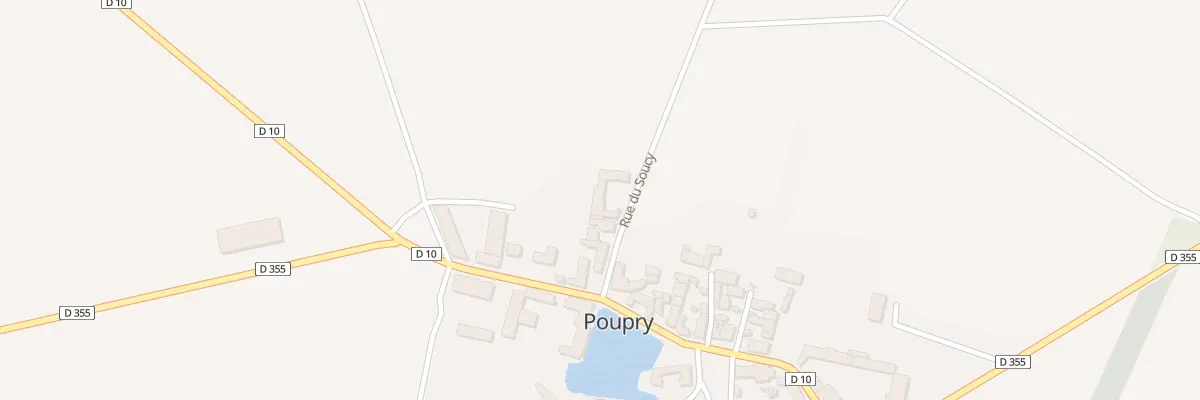 Plan du 3 Rue du Soucy à Poupry