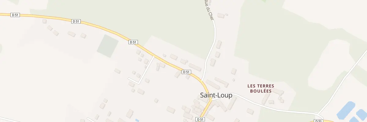 Plan du 1 Rue du Cher à Saint-Loup