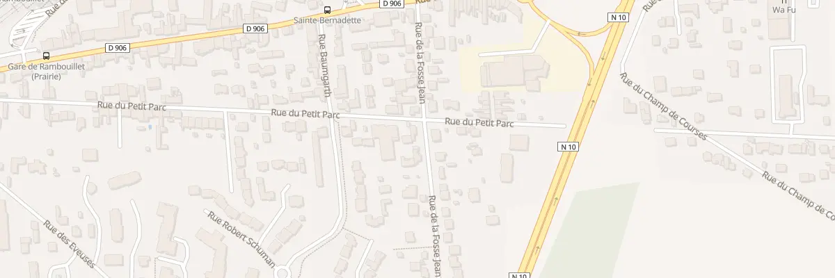 Plan du 10 Rue de la Fosse Jean à Rambouillet