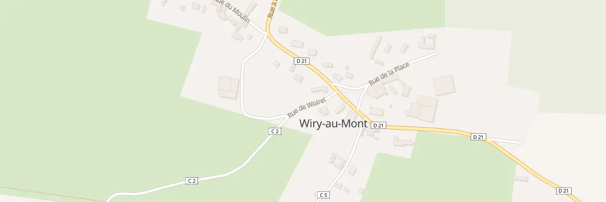 Plan du 64 Pl de l’Eglise à Wiry-au-Mont