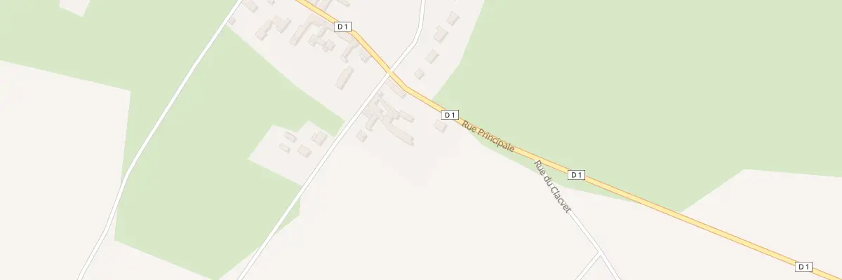 Plan du 6 Rue Principale à Senantes