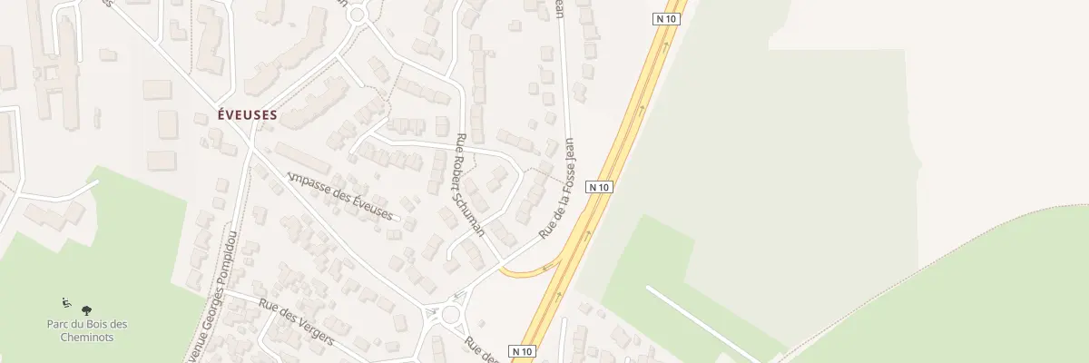 Plan du 10 Rue Alcide de Gasperi à Rambouillet