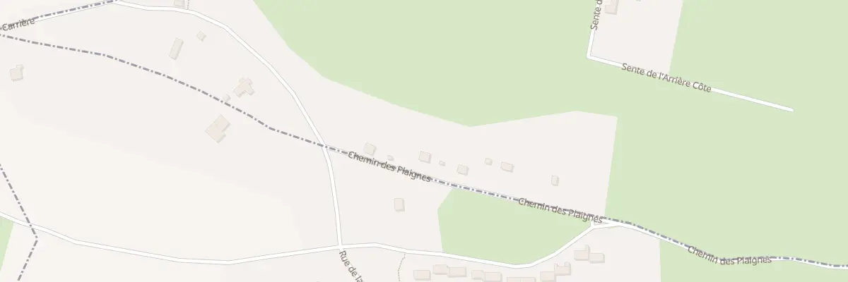 Plan du 98 Che des Plaignes à Jambville