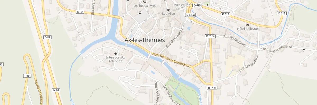 Plan du 39 Rue General de Gaulle à Ax-les-Thermes