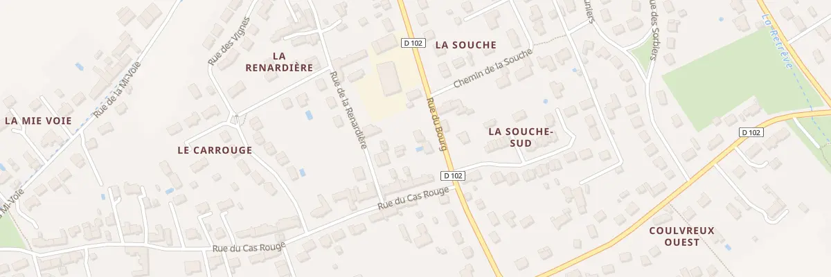 Plan du 584 Rue du Bourg à Gidy
