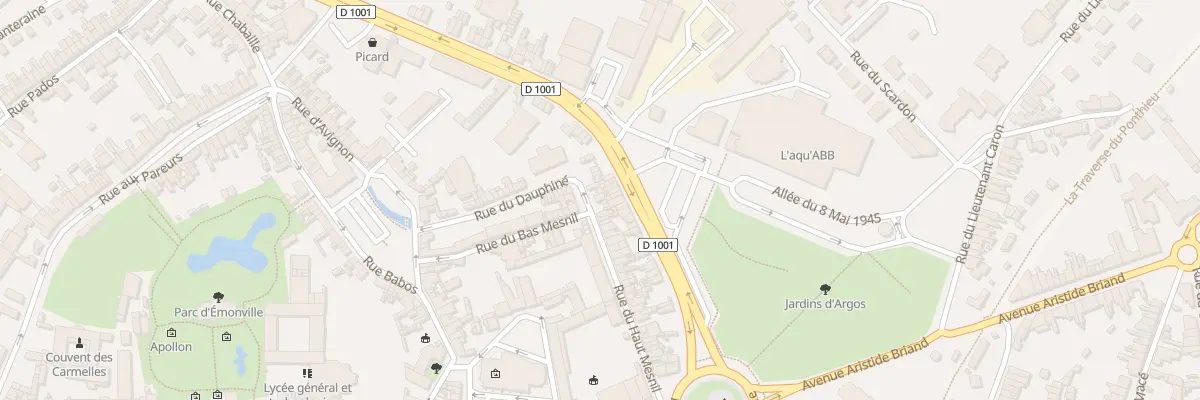 Plan du 56 Rue du Haut Mesnil à Abbeville