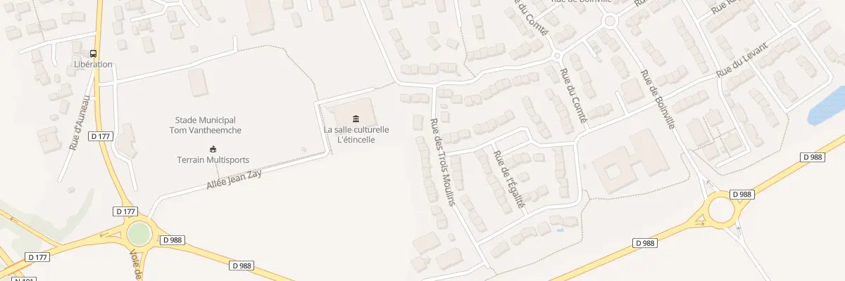 Plan du 4 Rue des Trois Moulins à Ablis