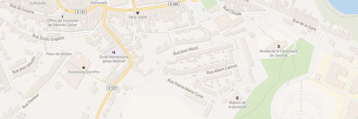 Plan du 2 Rue Jean Macé à Desvres