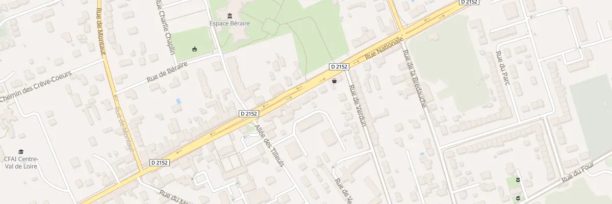 Plan du 17 Rue Nationale à La Chapelle-Saint-Mesmin