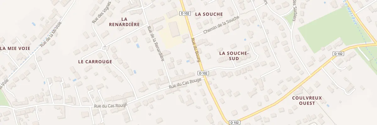 Plan du 590 Rue du Bourg à Gidy