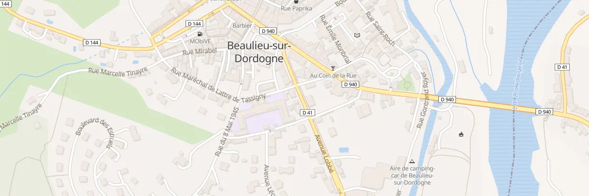 Plan du 8 Av Lobbé à Beaulieu-sur-Dordogne