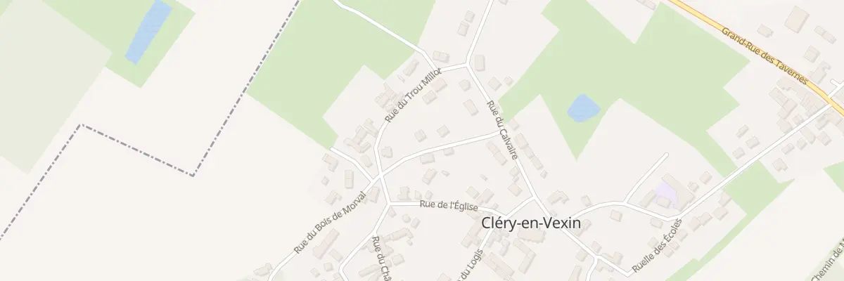 Plan du 3 Rue du Bois de Morval à Cléry-en-Vexin