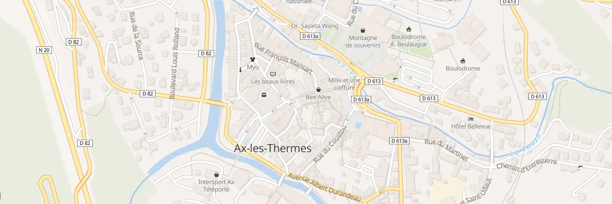 Plan du 3 Rue de la Brancade à Ax-les-Thermes