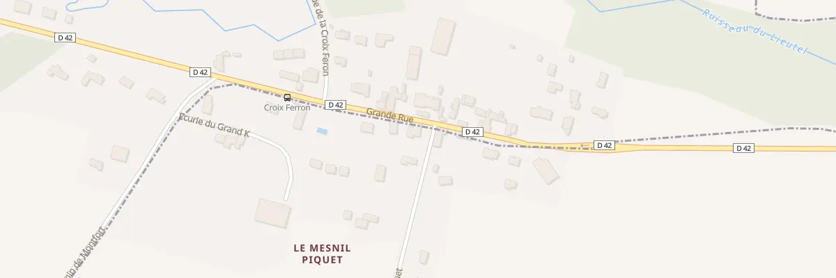 Plan du 9 Che du Mesnil Piquet à Méré