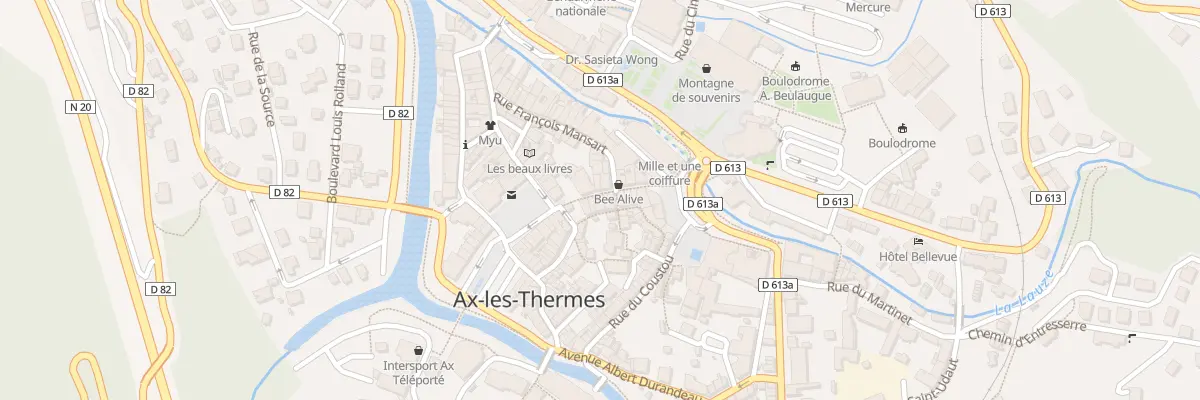 Plan du 10 Rue Joseph Rigal à Ax-les-Thermes
