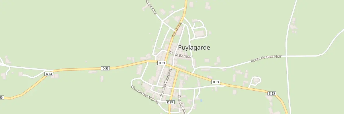 Plan de Pl des Marronniers à Puylagarde