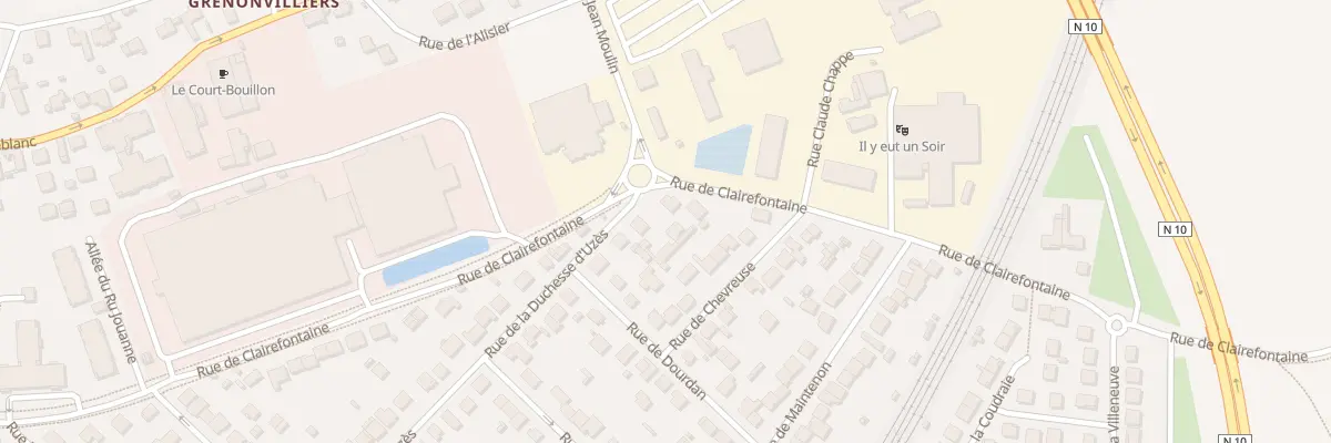 Plan du 82 Rue de la Duchesse d’Uzès à Rambouillet