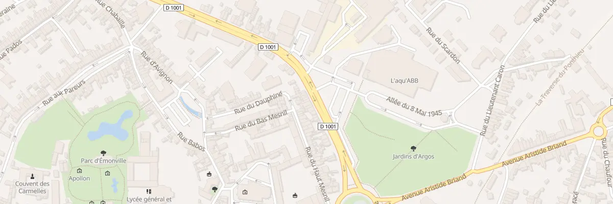 Plan du 57 Bd de la République à Abbeville