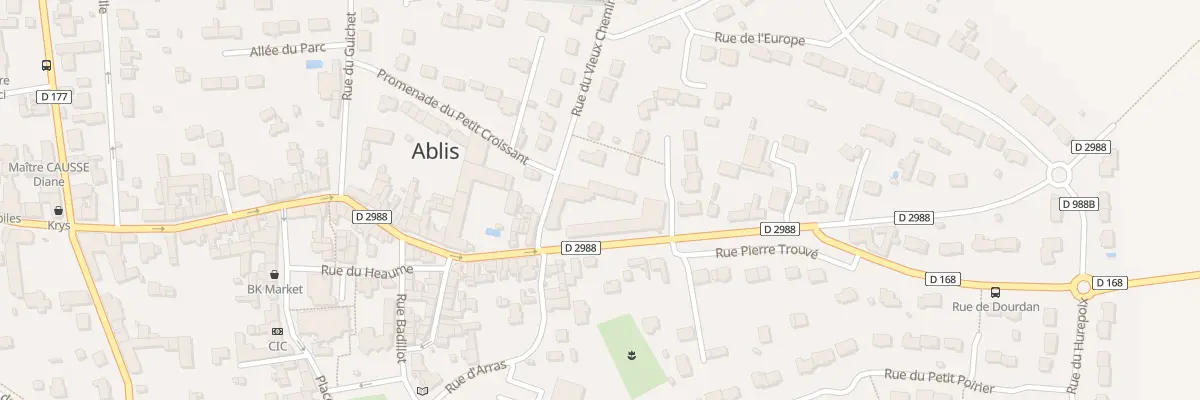 Plan du 95 Rue Pierre Trouvé à Ablis