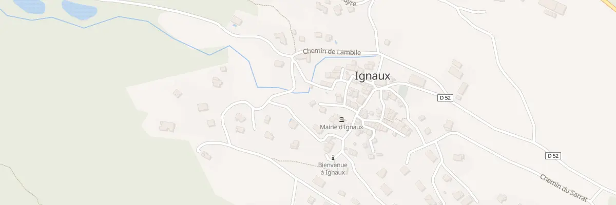 Plan du 44 Che de la Coumeille à Ignaux