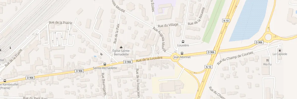 Plan du 65 Rue de la Louvière à Rambouillet