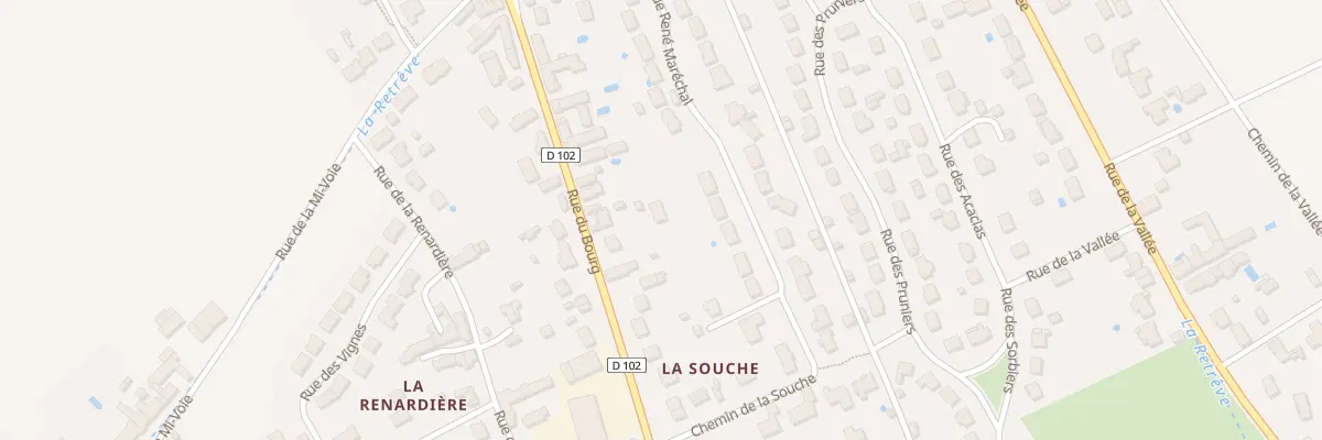 Plan du 381 Rue du Bourg à Gidy