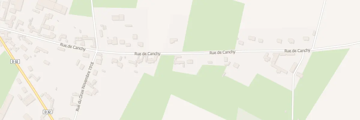 Plan du 494 Rue de Canchy à Lamotte-Buleux
