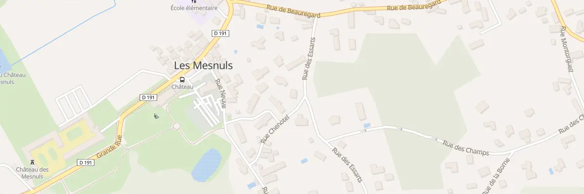 Plan du 10B Rue des Essarts aux Mesnuls