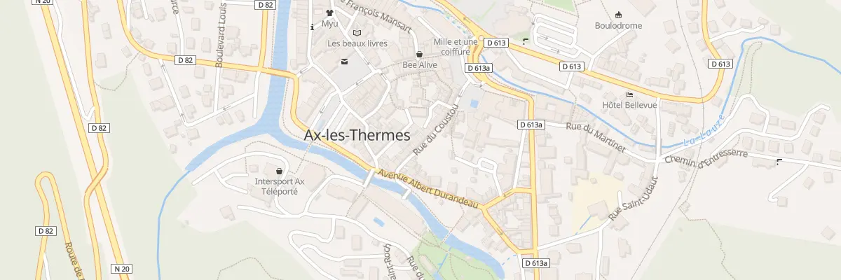 Plan du 32 Rue du Coustou à Ax-les-Thermes