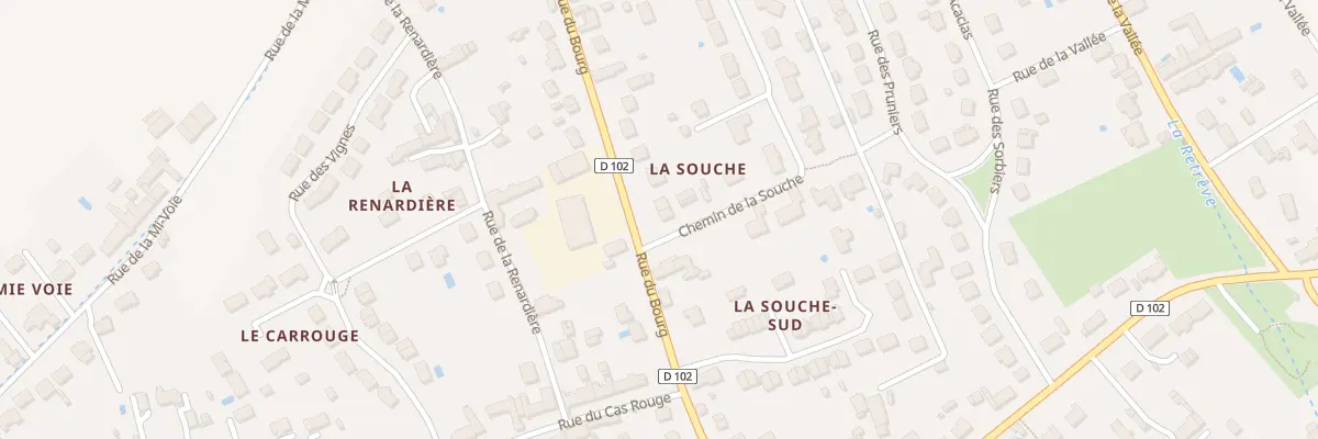 Plan du 521 Rue du Bourg à Gidy