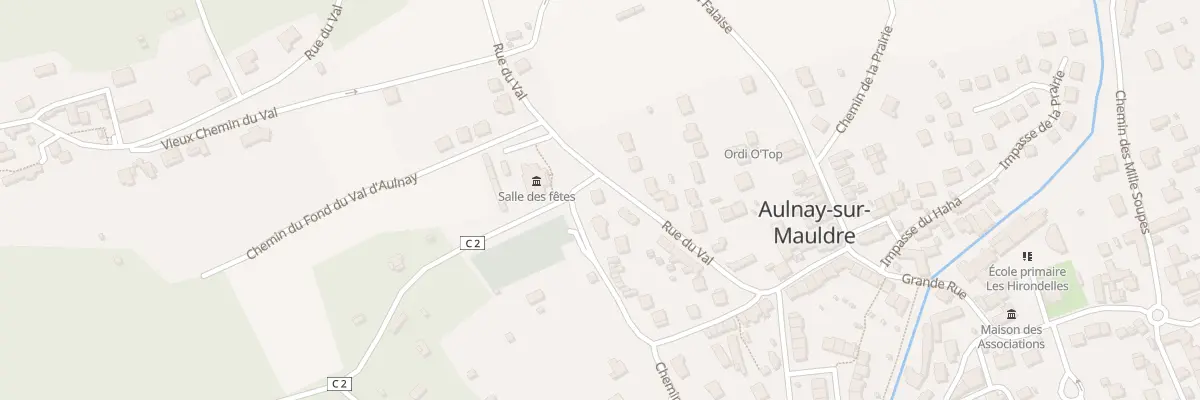 Plan du 21 Rue du Val à Aulnay-sur-Mauldre