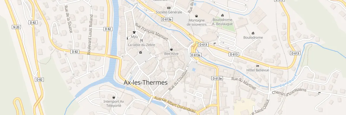 Plan du 2 Rue de la Boucarie à Ax-les-Thermes
