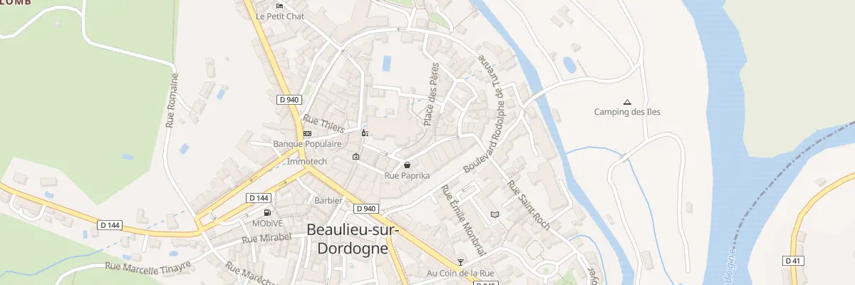 Plan du 7 Rue Sainte-Catherine à Beaulieu-sur-Dordogne