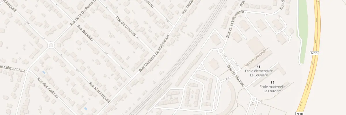 Plan du 100B Rue Madame de Maintenon à Rambouillet
