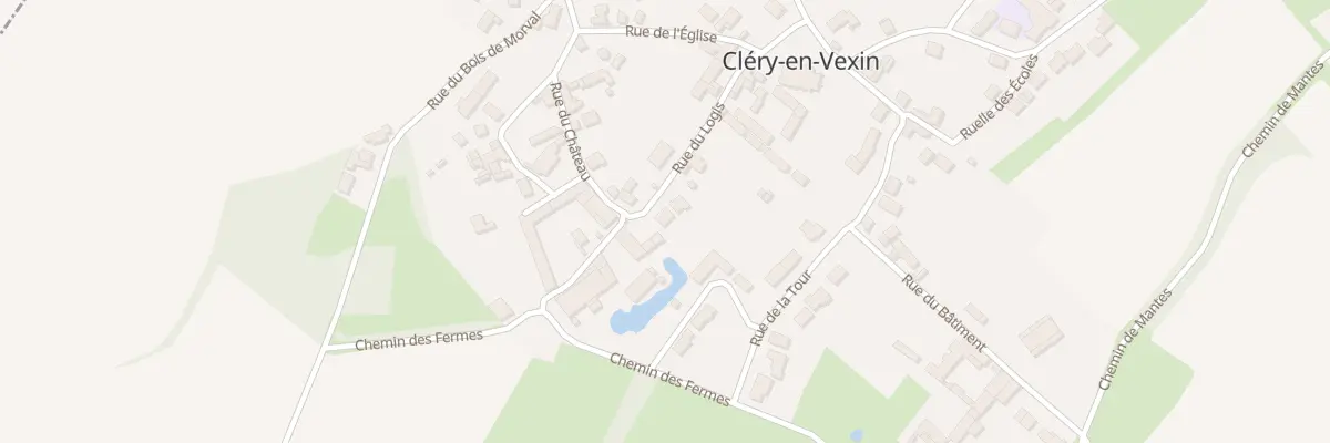 Plan du 6 Rue du Logis à Cléry-en-Vexin