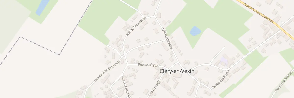 Plan du 2B Rue du Bois de Morval à Cléry-en-Vexin