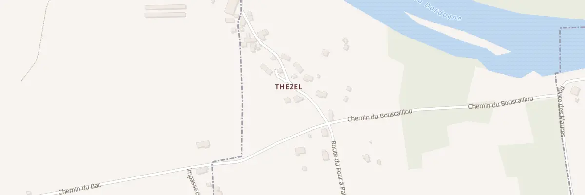 Plan du 5130 Thezel à Astaillac