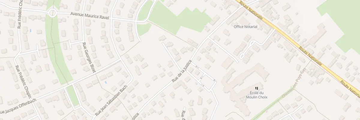 Plan du 67 Rue de la Justice à Ingré