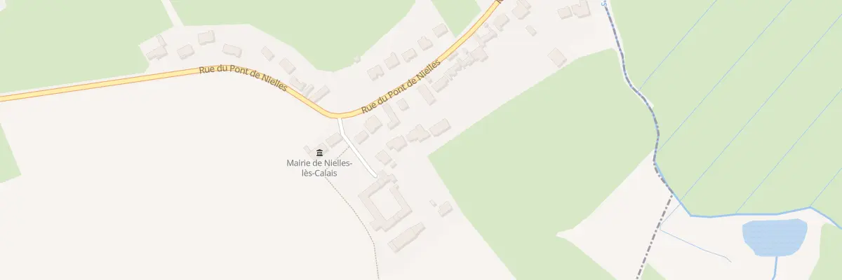 Plan du 612 Rue du Pont de Nielles à Nielles-lès-Calais
