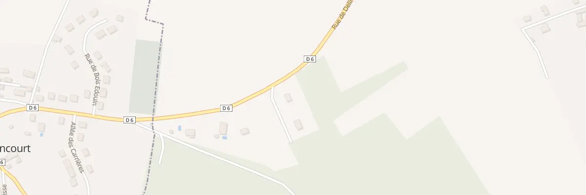 Plan du 1 Rue du Poteau à Reilly