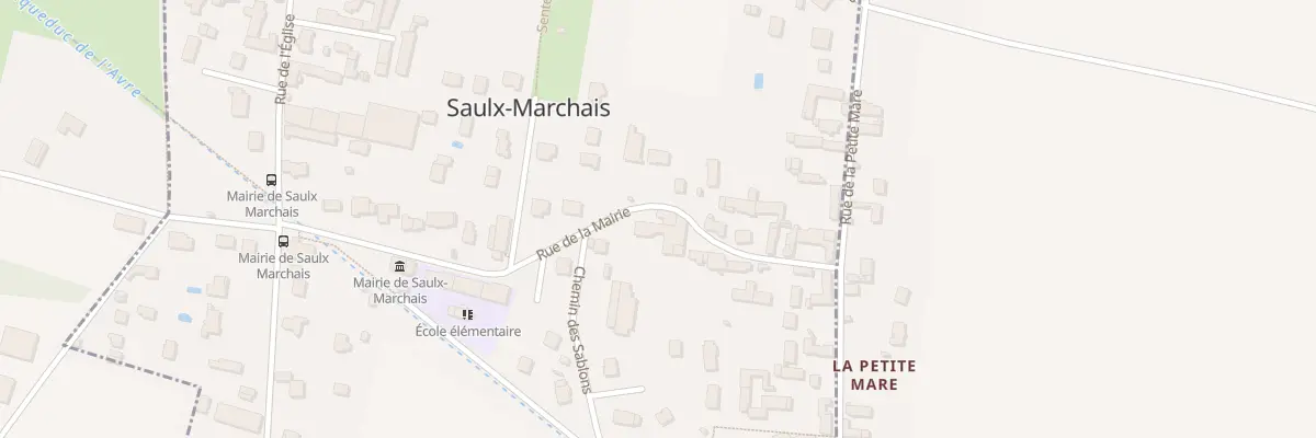 Plan du 10 Rue de la Mairie à Saulx-Marchais
