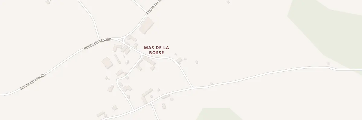 Plan du 5011 Mas de la Bosse à Promilhanes