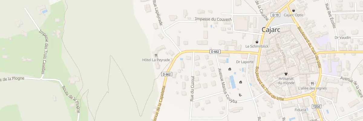 Plan du 4 Rue du Cuzoul à Cajarc