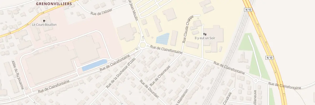 Plan du 52 Rue de Clairefontaine à Rambouillet