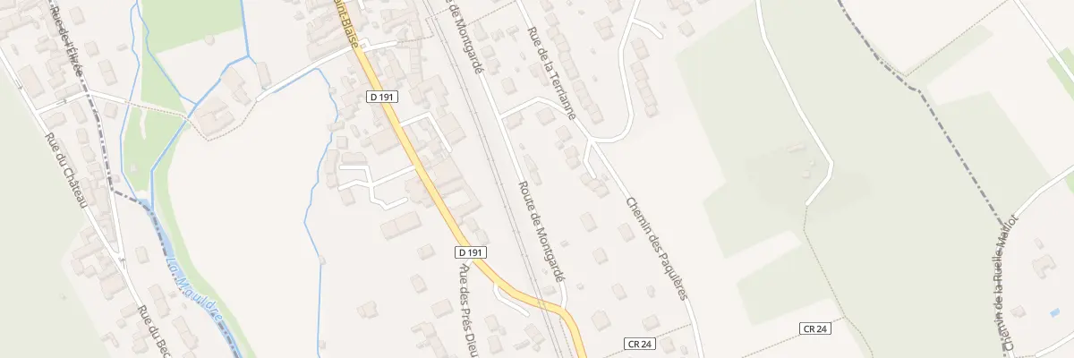 Plan du 6 Rte de Montgardé à Nézel
