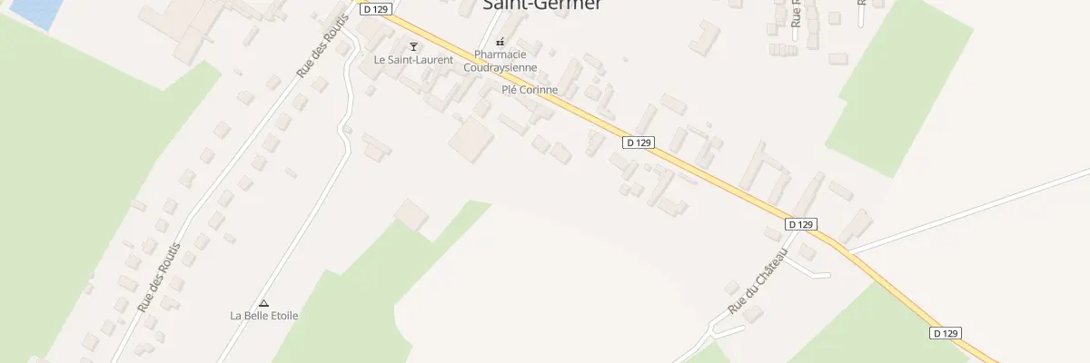 Plan du 13 Rue Paul Dubois au Coudray-Saint-Germer