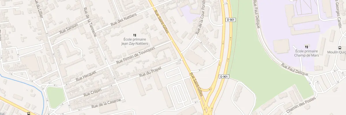 Plan du 60 Rue du Prayel à Abbeville