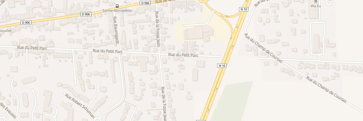 Plan du 84B Rue du Petit Parc à Rambouillet