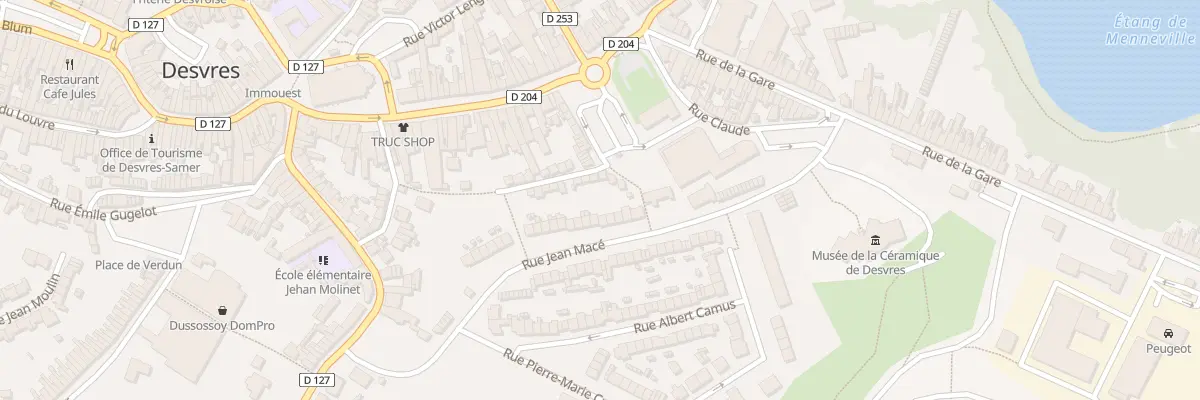 Plan du 31 Rue Jean Macé à Desvres