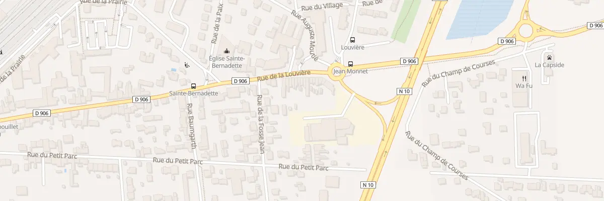 Plan du 88 Rue de la Louvière à Rambouillet